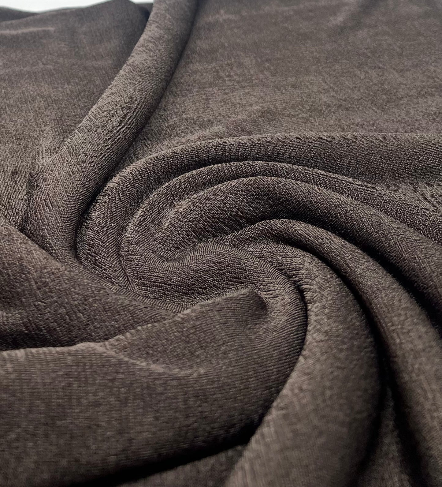 Brown Acetate Slinky 4 Way Stretch Fabric