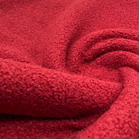 Wine Luxury Sherpa Curl Fleece Fluffy Faux Fur Fabric