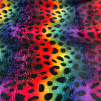 Bright Animal Cuddle Fleece Fabric Blanket Loungewear