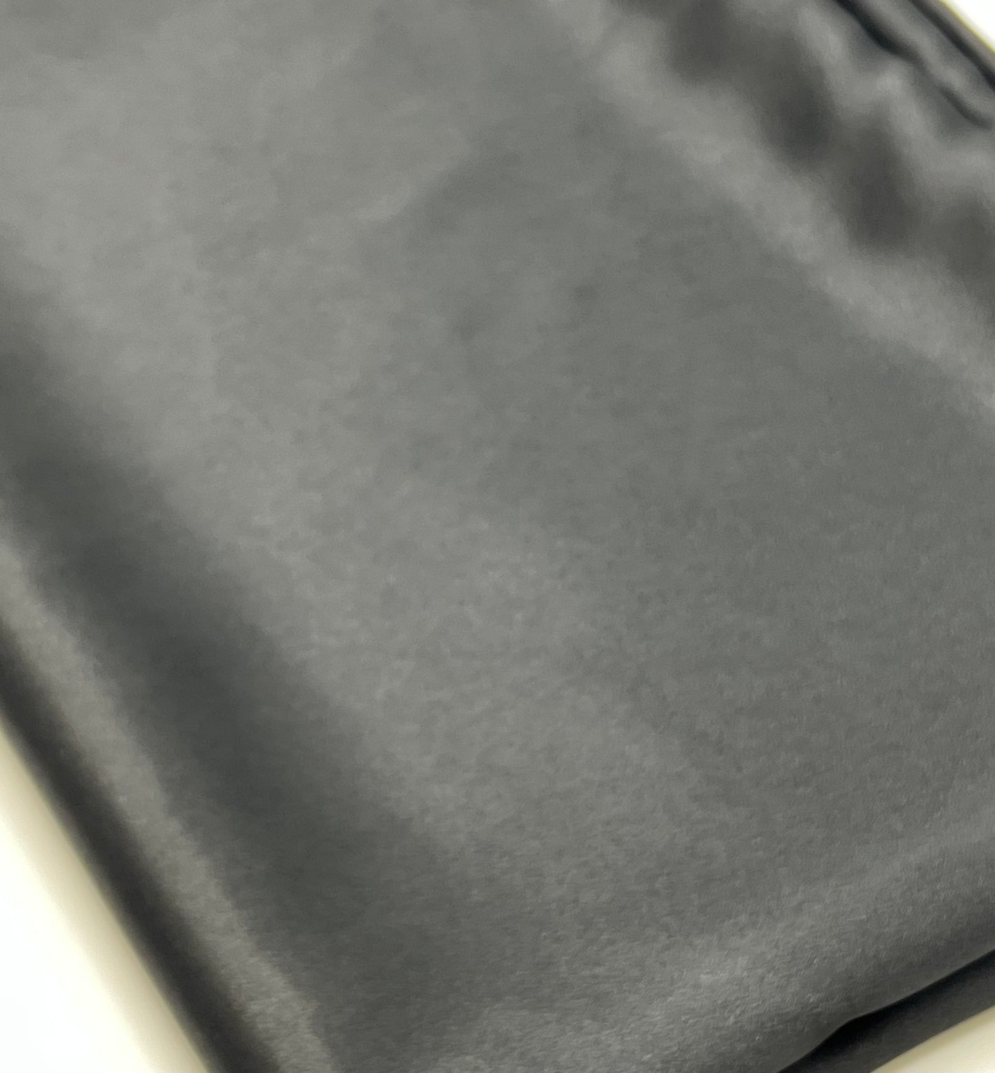 Black Mango Satin Dress Craft Non Stretch Fabric