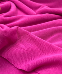 Magenta Lightweight Melange Knit Stretch Fabric