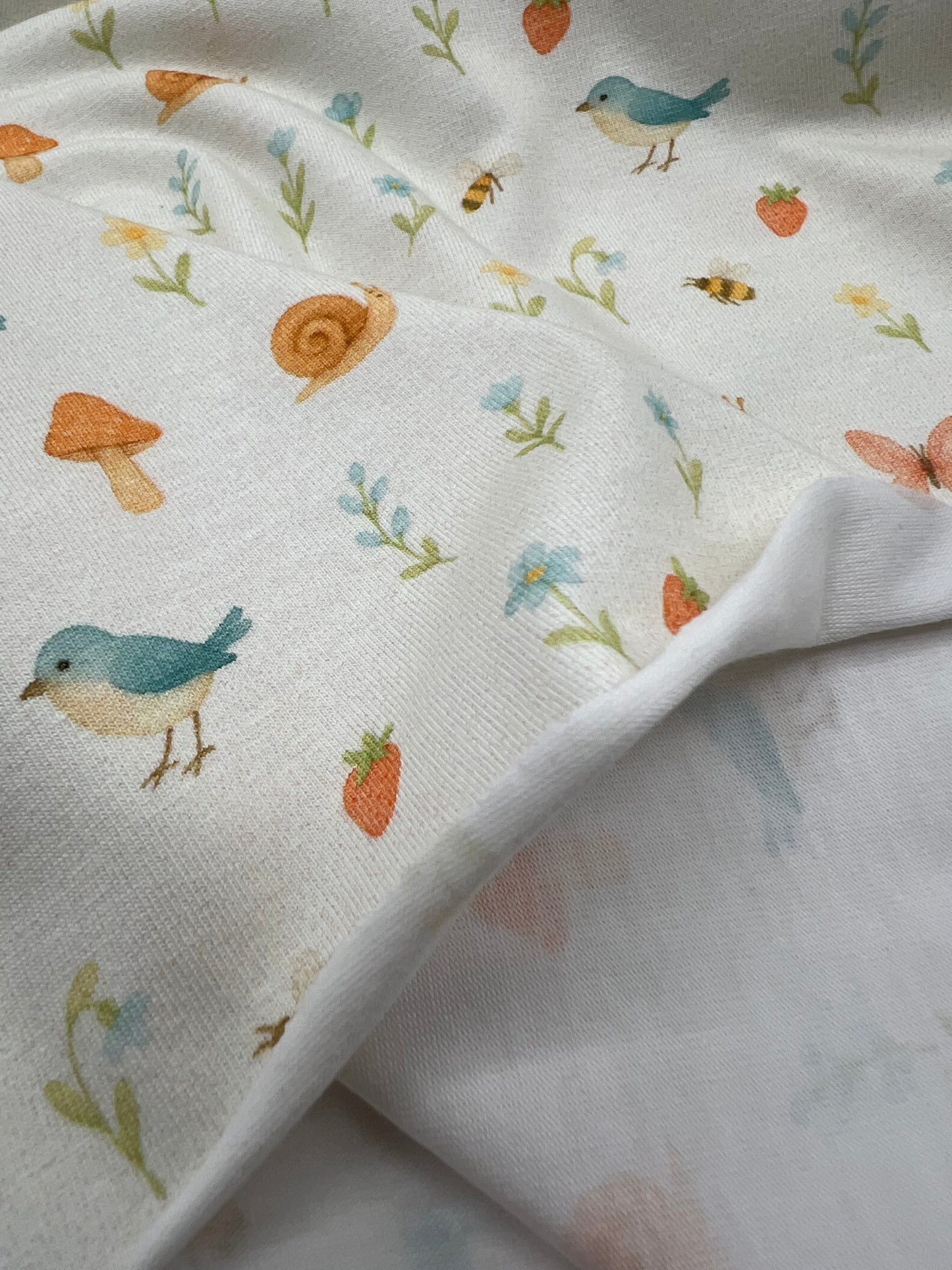 Woodland Whispers Print Cotton Stretch Jersey 200 GSM 95/5 Lycra 4 Way Stretch