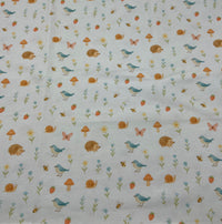 Woodland Whispers Print Cotton Stretch Jersey 200 GSM 95/5 Lycra 4 Way Stretch