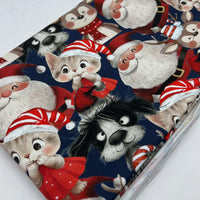 Santa & Co French Terry Loopback Cotton Jersey Lycra 4 Way Stretch