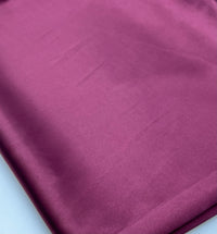 Burgundy Satin Dress Craft Non Stretch Fabric