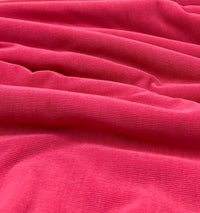 Hot Pink Lightweight Melange Knit Stretch Fabric