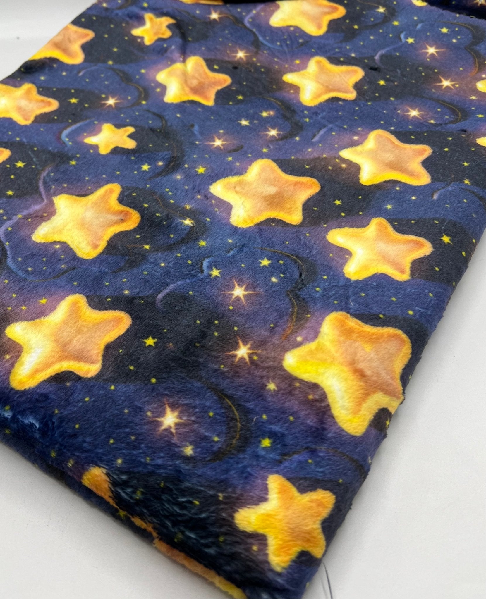 3D Stars Cuddle Fleece Fabric Blanket Loungewear - T9 Fabrics