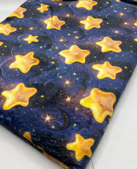 3D Stars Cuddle Fleece Fabric Blanket Loungewear - T9 Fabrics