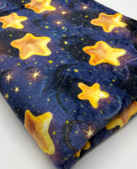 3D Stars Cuddle Fleece Fabric Blanket Loungewear - T9 Fabrics
