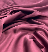 Burgundy Satin Dress Craft Non Stretch Fabric