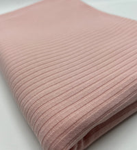 Soft Pink 8x4 Wide Rib Stretch Fabric