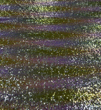 Lilac Gold Sequin Detail Textured Mesh Stretch Fabric