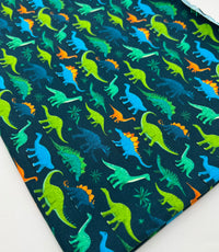 Dinosaurs Print Cotton Stretch Jersey 200 GSM 95/5 Lycra 4 Way Stretch