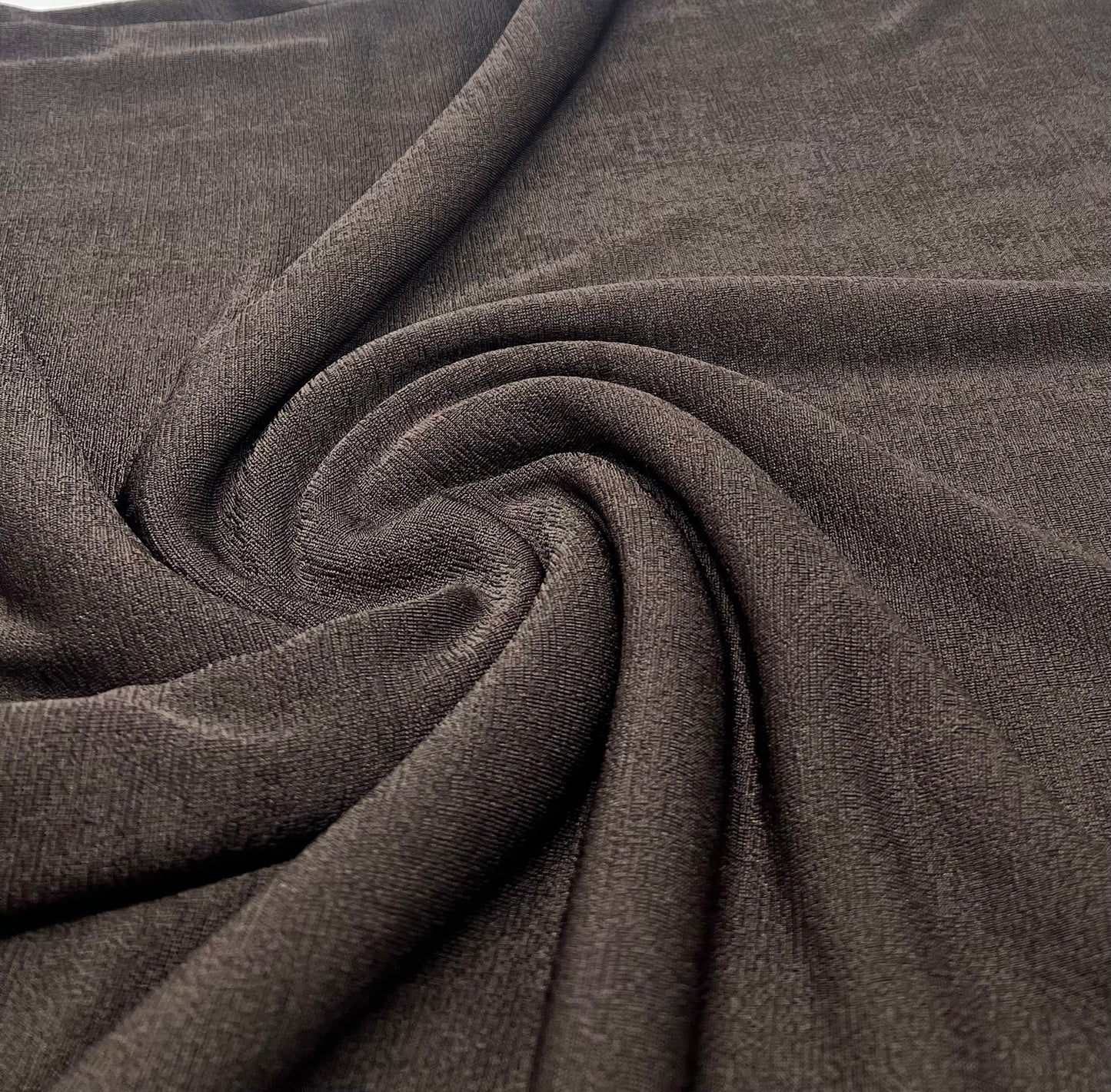 Brown Acetate Slinky 4 Way Stretch Fabric