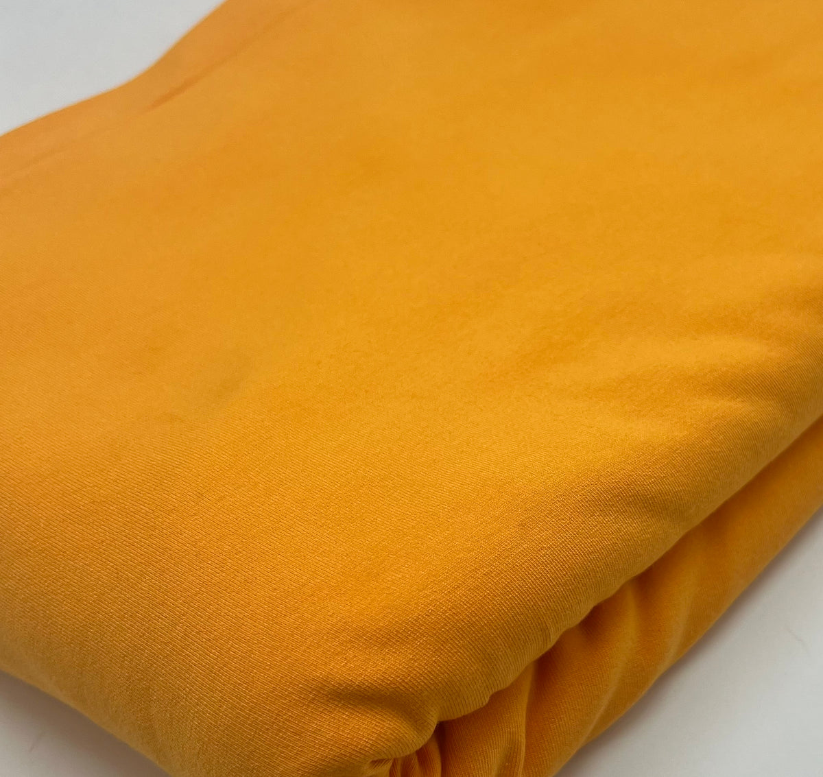 **SALE** Orange Cotton Stretch Jersey 200 GSM 95/5 Lycra 4 Way Stretch