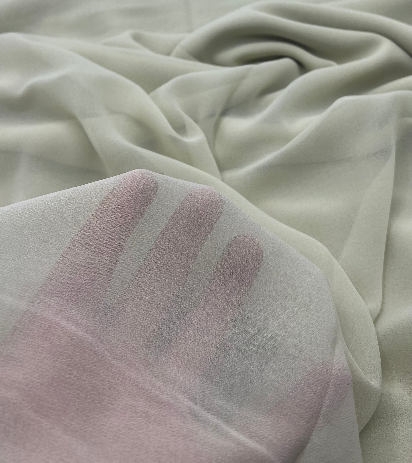 Plain Stone / Sand Chiffon Sheer Dress Bridal Fabric