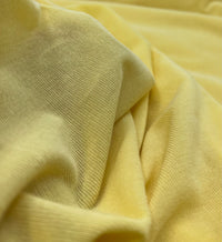 Lemon Yellow Lightweight Melange Knit Stretch Fabric