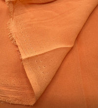 Plain Orange Chiffon Sheer Dress Bridal Fabric