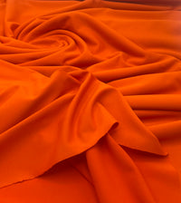 Orange Stretch Jersey 220GSM 4 Way Stretch Fabric