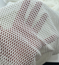 Ivory Fishnet Net 4 Way Stretch Fabric