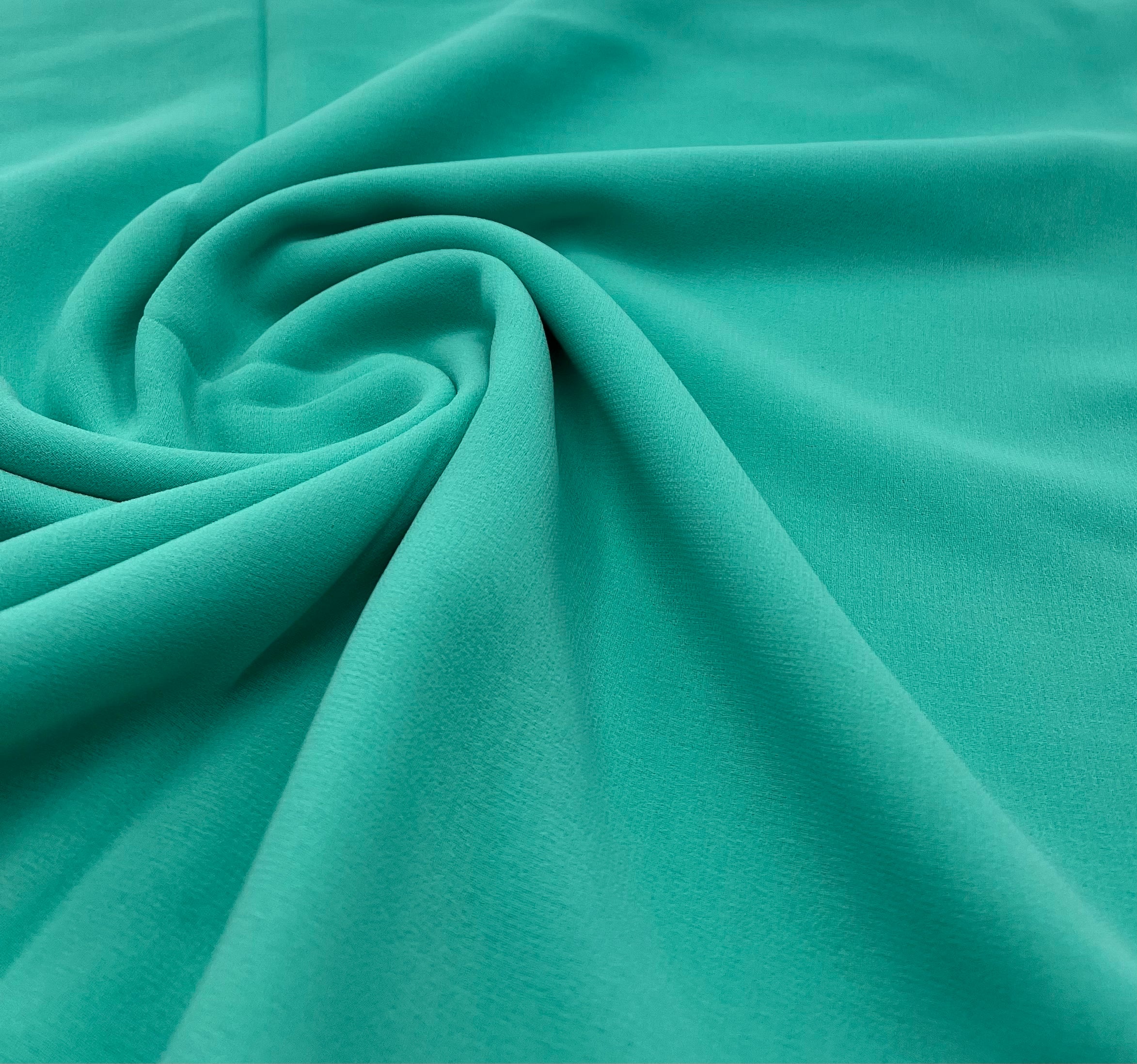 Plain Light Aqua Chiffon Sheer Dress Bridal Fabric