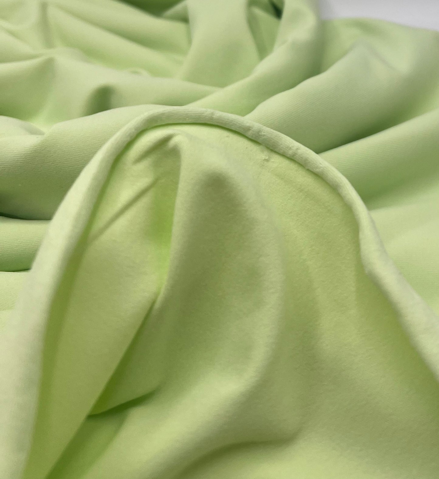 Lime Green Stretch Jersey 220GSM 4 Way Stretch Fabric