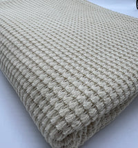 Natural Crochet Knitted Stretch Fabric 200GSM