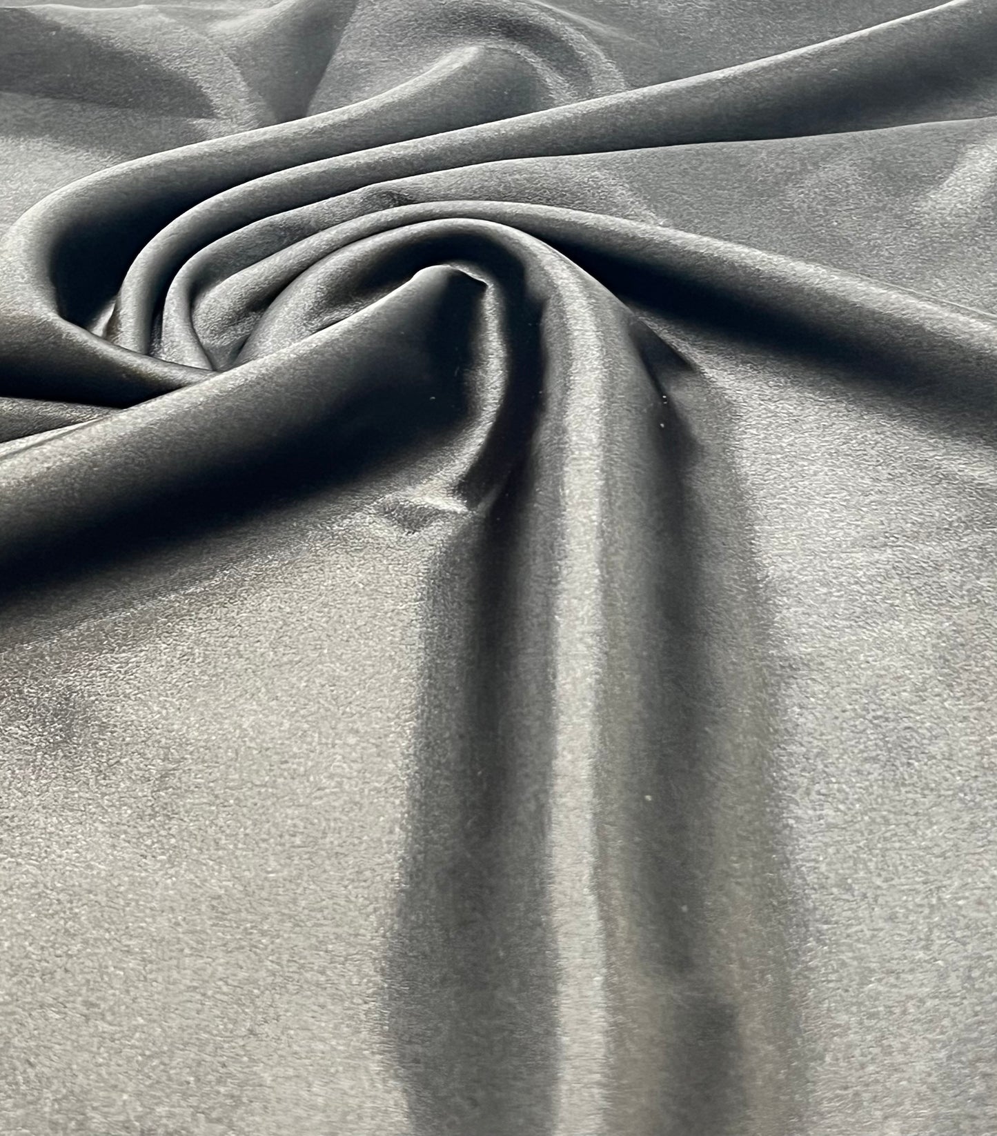Black Mango Satin Dress Craft Non Stretch Fabric