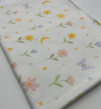 Spring Sprig Print Cotton Stretch Jersey 200 GSM 95/5 Lycra 4 Way Stretch