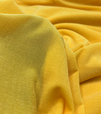 Yellow Lightweight Melange Knit Stretch Fabric