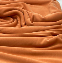 Orange Modal 200GSM 2 Way Stretch Fabric