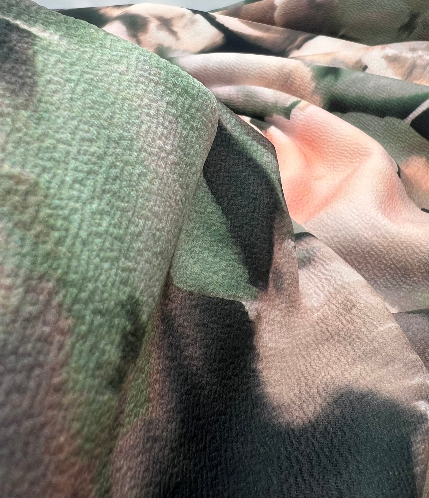 Multi Colour Floral Liverpool bullet Stretch Fabric