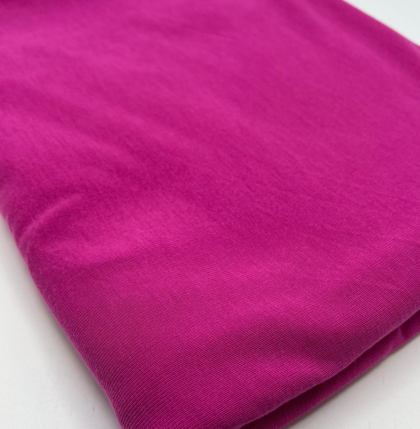 Magenta Lightweight Melange Knit Stretch Fabric