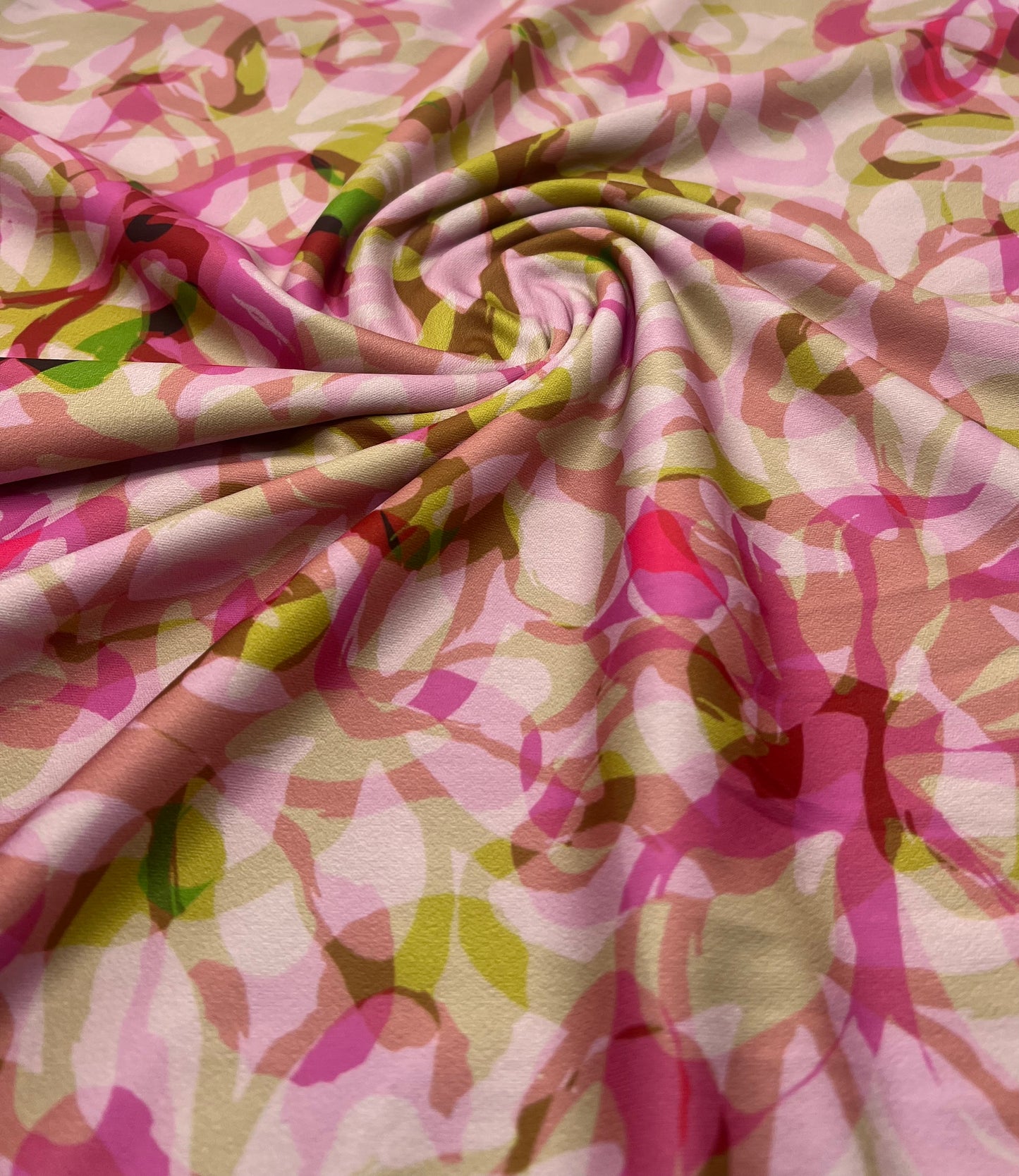 Pink Mix Multi Lightweight Stretch Fabric