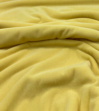 Lemon Yellow Lightweight Melange Knit Stretch Fabric