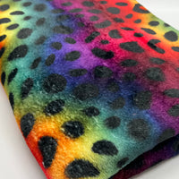 Bright Animal Cuddle Fleece Fabric Blanket Loungewear