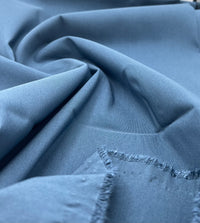 Teal Blue Bengaline Stretch Fabric