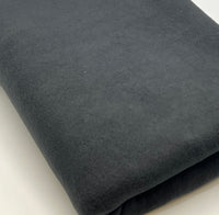 Black Plain Anti-Pil Polar Fleece Fabric Blanket Loungewear