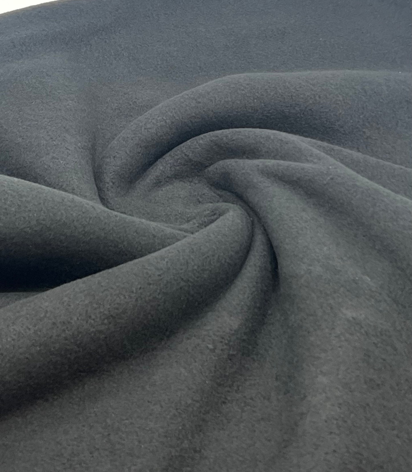 Black Plain Anti-Pil Polar Fleece Fabric Blanket Loungewear
