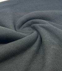Black Plain Anti-Pil Polar Fleece Fabric Blanket Loungewear