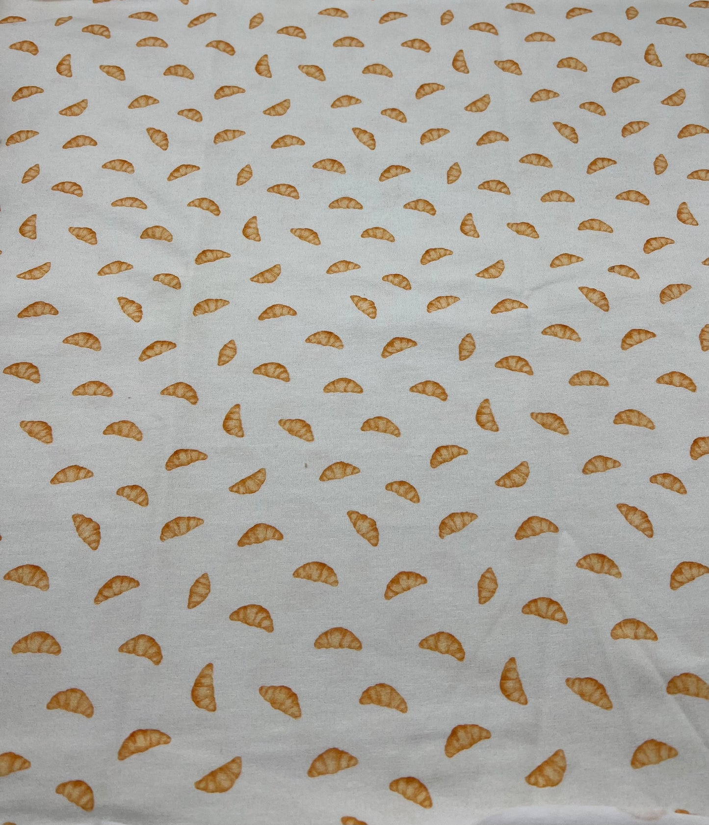 Croissant Morning Print Cotton Stretch Jersey 200 GSM 95/5 Lycra 4 Way Stretch
