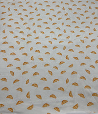 Croissant Morning Print Cotton Stretch Jersey 200 GSM 95/5 Lycra 4 Way Stretch