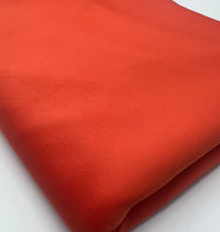 Orange Plain Scuba 4 Way Stretch Smooth Jersey Fabric