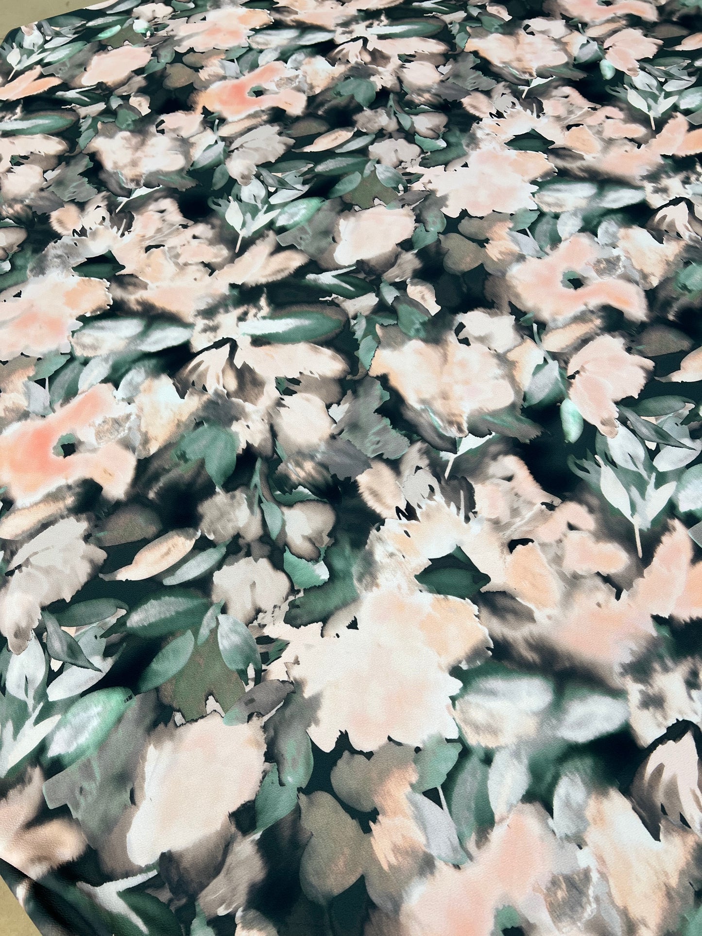 Multi Colour Floral Liverpool bullet Stretch Fabric
