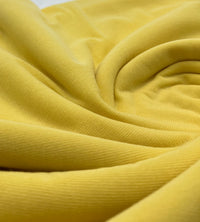 Lemon Yellow Lightweight Melange Knit Stretch Fabric