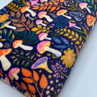 Mushroom Forest Cuddle Fleece Fabric Blanket Loungewear