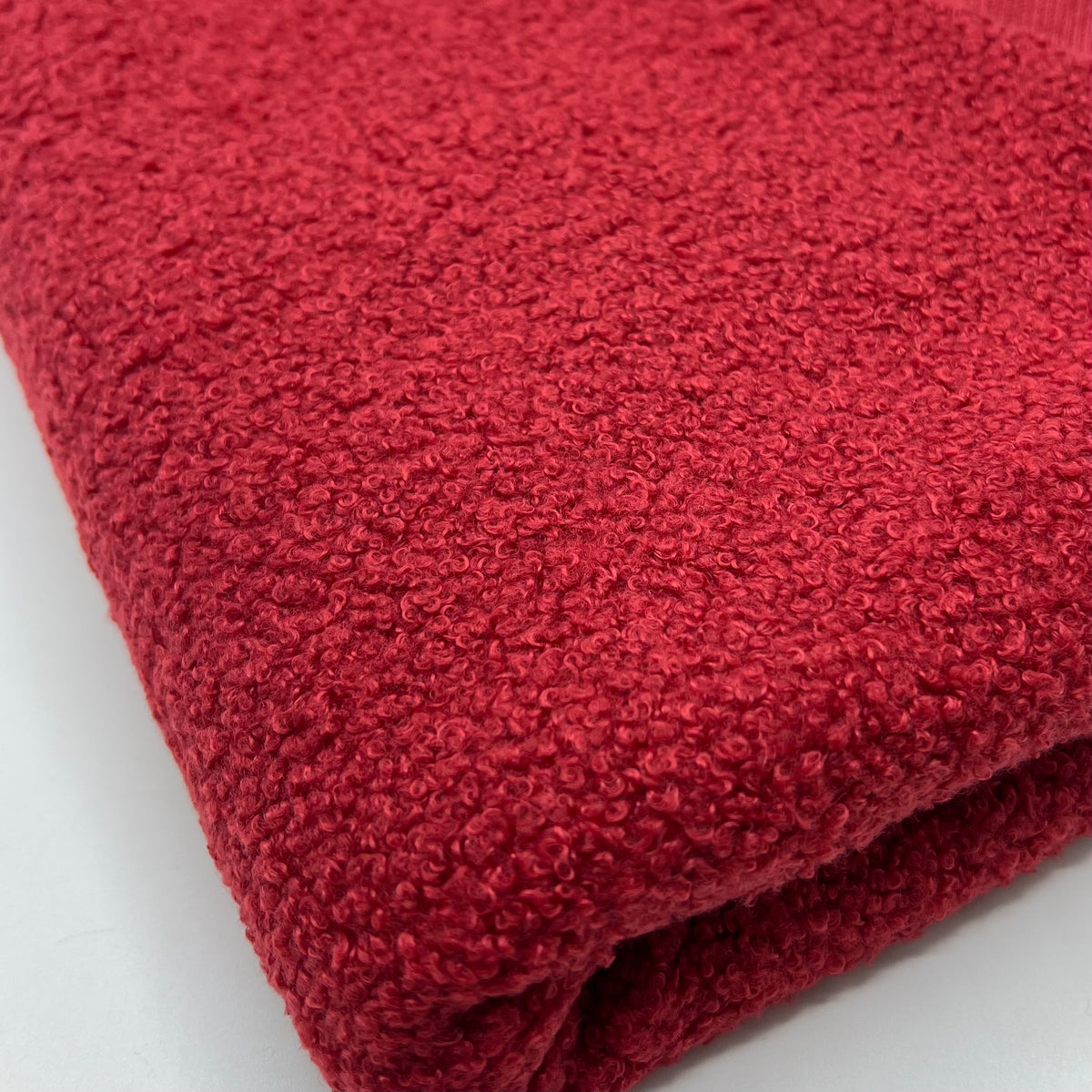 Wine Luxury Sherpa Curl Fleece Fluffy Faux Fur Fabric