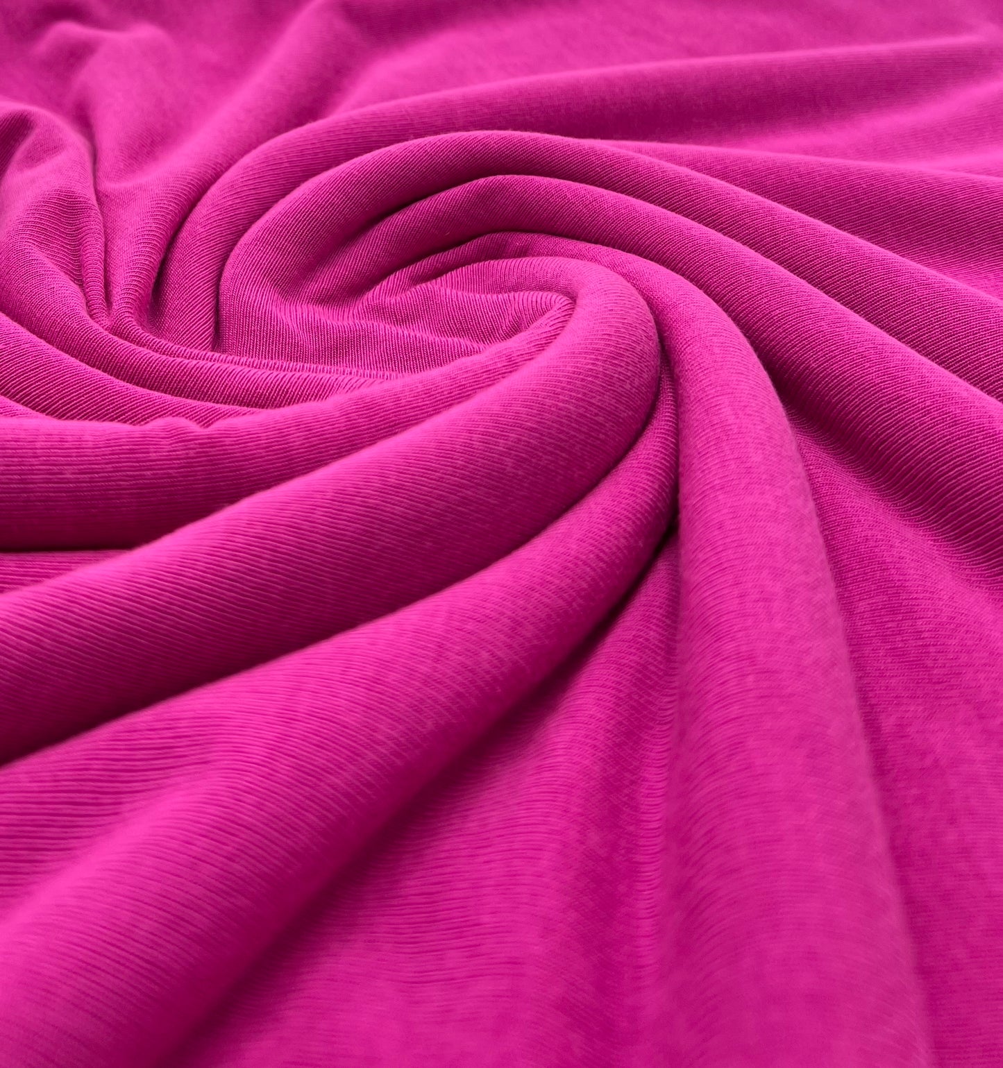Magenta Lightweight Melange Knit Stretch Fabric