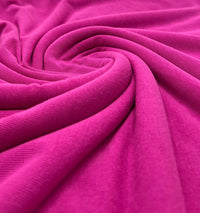 Magenta Lightweight Melange Knit Stretch Fabric
