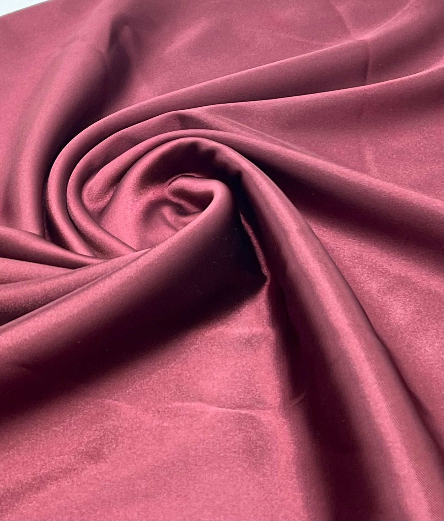 Burgundy Satin Dress Craft Non Stretch Fabric